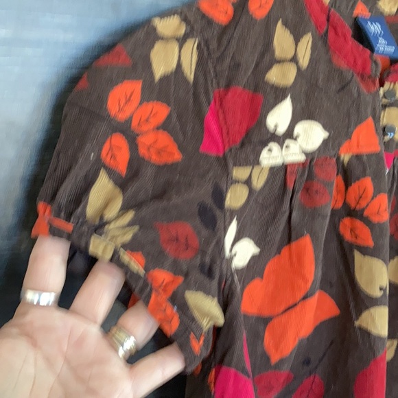 $15 Add On EUC Gap Pretty Girls Fine Brown Corduroy Butterfly Dress Line… - Picture 4 of 8
